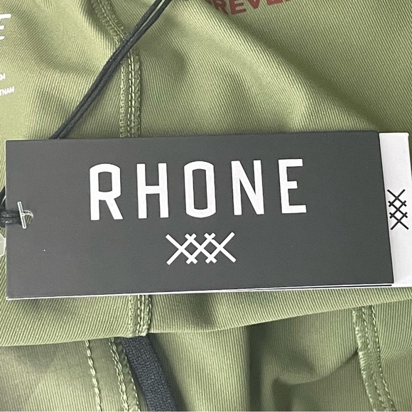 RHONE NWT GYM PANT OLIVE GREEN GRID CAMO ATHLETIC XXL - Picture 4 of 14